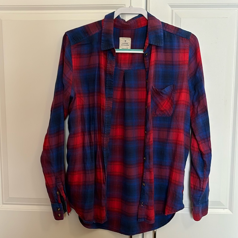 AEO Vintage Boyfriend Flannel